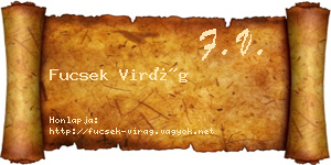 Fucsek Virág névjegykártya